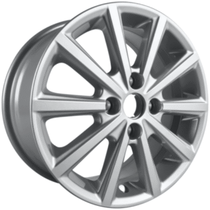 Platišče iz lahke zlitine 16" z 10 kraki, srebrn